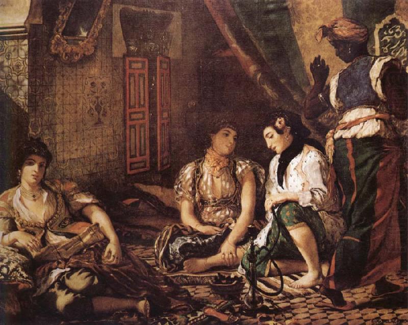 Eugene Delacroix Women of Aleigers china oil painting image